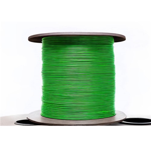 18AWG UL1007 34C/0.178mm OD2.1mm Green Wire 100m