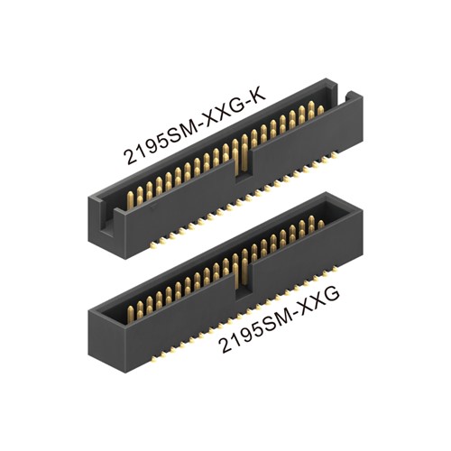 2195SM-10G-CR 10 Way 1.27mm Box Header 2x5P SMT