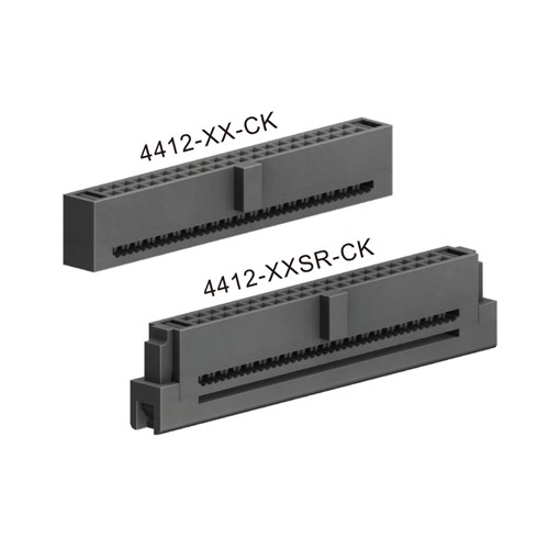 4412-06-CK 6 Way 1.27mm IDC Socket 2x3P