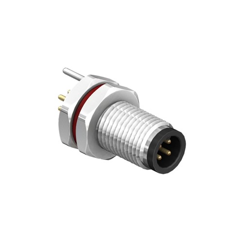 M5 4P A-Coded Circular Plug Unshielded