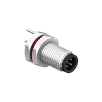 M5 4P A-Coded Circular Plug Unshielded