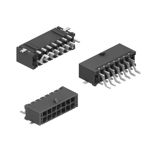 14 Way 3.00mm Wire to Board Dual Hdr R/A 2x7P SMT