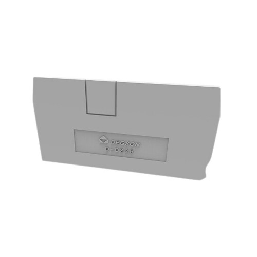 Feed Through DIN Rail T/Block Grey 0.2-4mm2