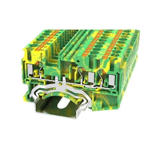 DS2.5-TW Grounding Type DIN Rail Terminal Block