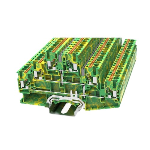 DS2.5-3L Grounding Type DIN Rail Terminal Block