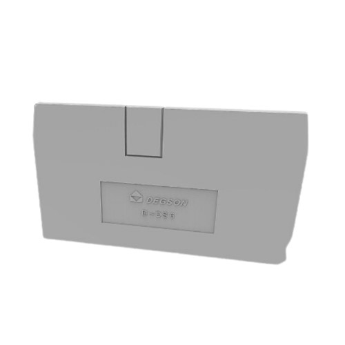 DS6 DS6-PE DIN Rail T/Block End Plate