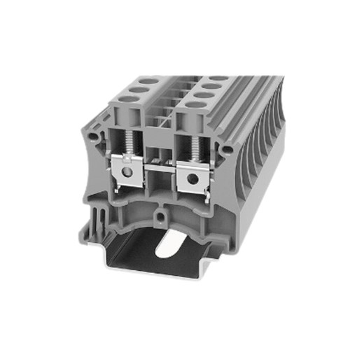 Feed Through DIN Rail T/Block Grey 0.2-10mm2