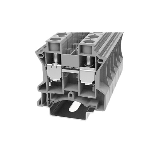 Feed Through DIN Rail T/Block Grey 0.5-25mm2