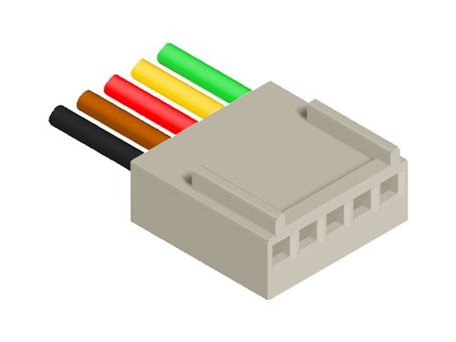 4 Way 2.54mm Wire to Board Housing Connector